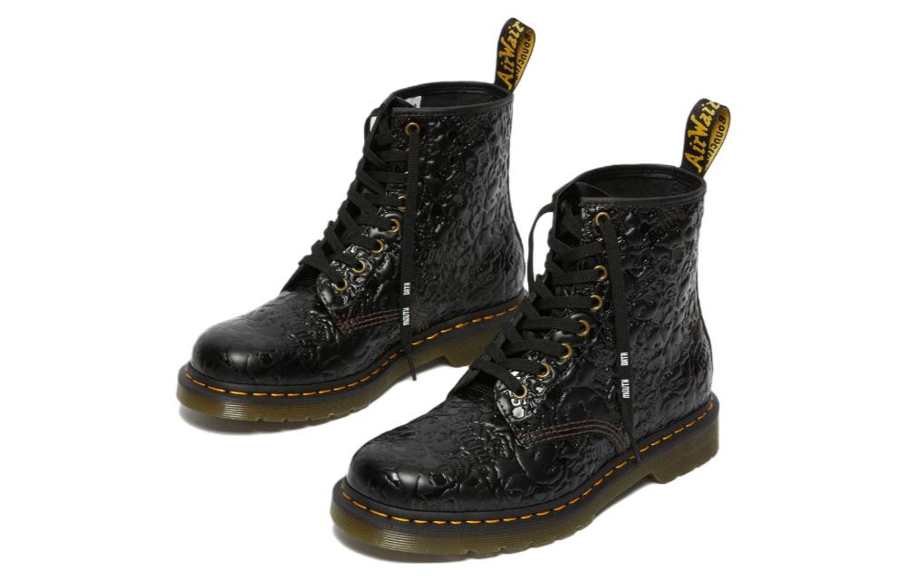 Dr.Martens x Warner Bros 1460 Goonies Emboss Leather Lace Up Boots 'Black'