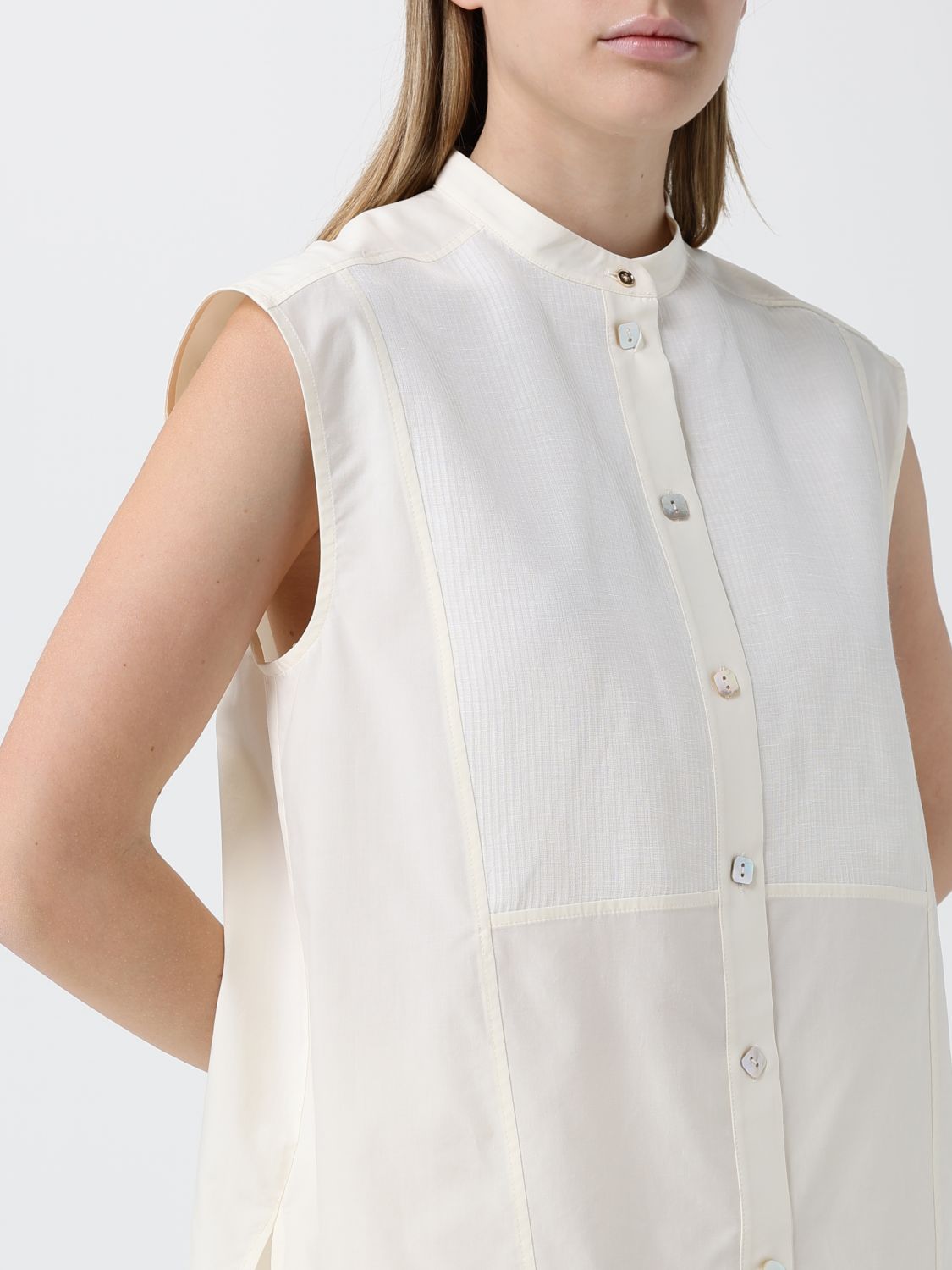 Shirt Woman color Cream