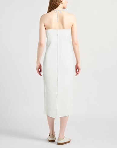 Woman Midi dress White Size 2 Polyester