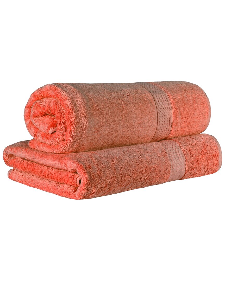 Superior Egyptian Cotton Highly Absorbent 2Pc Ultra-Plush Solid Bath Sheet Set