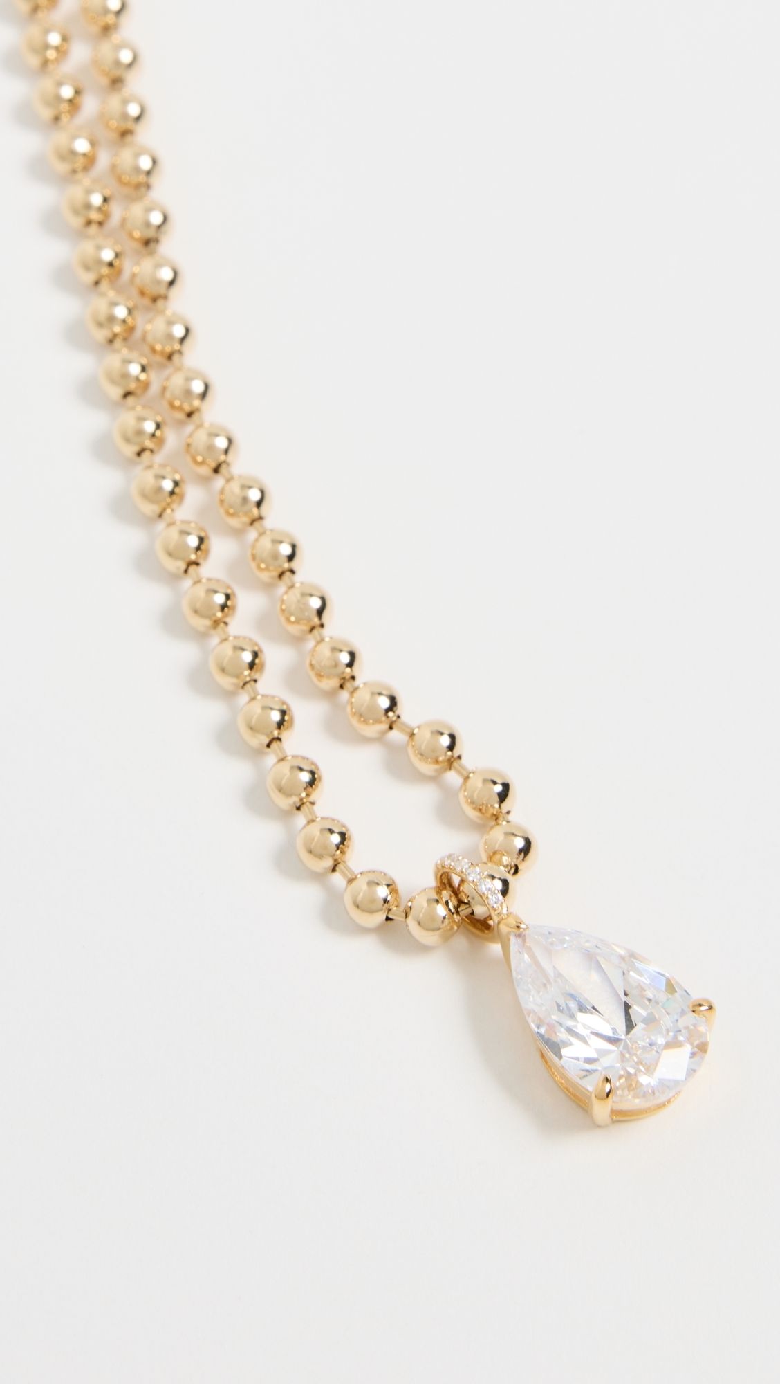 Alexa Leigh Power Necklace Yellow Gold One Size