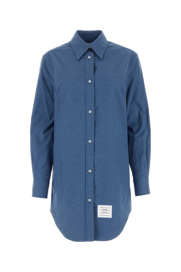 Rwb Stripe Blue Shirtdress