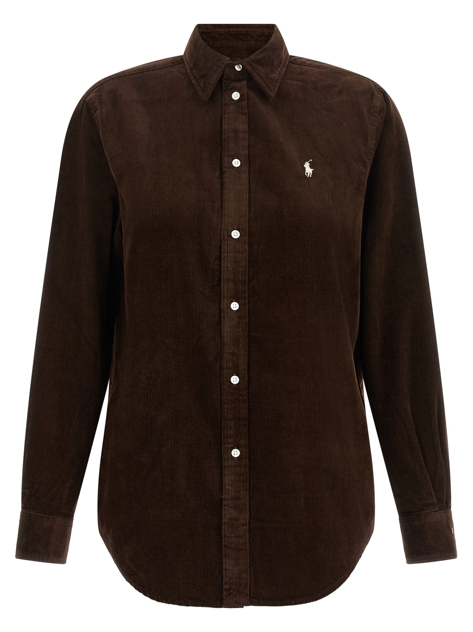 Corduroy Shirt — Brown