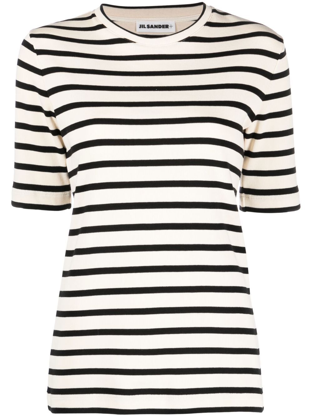 Jil Sander Plus Women's Striped Cotton T-Shirt