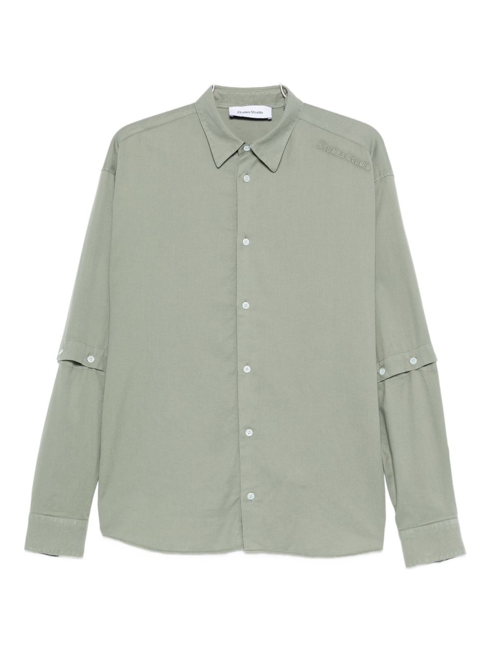 Buttoned sleeve shirt - Green