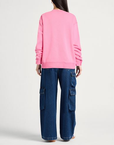 Woman Sweatshirt Pink Size XXS Cotton