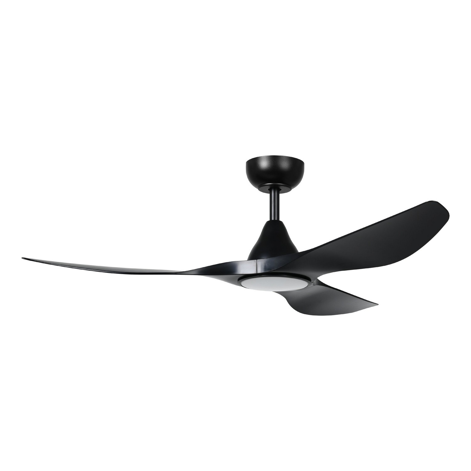 Matte Black 52" Ceiling Fan from the Surfline 52 Collection