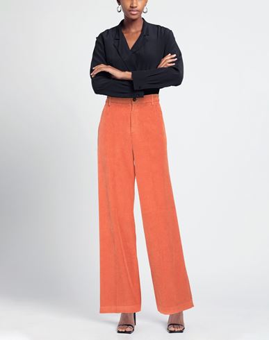 True Nyc Woman Pants Orange Size 27 Cotton