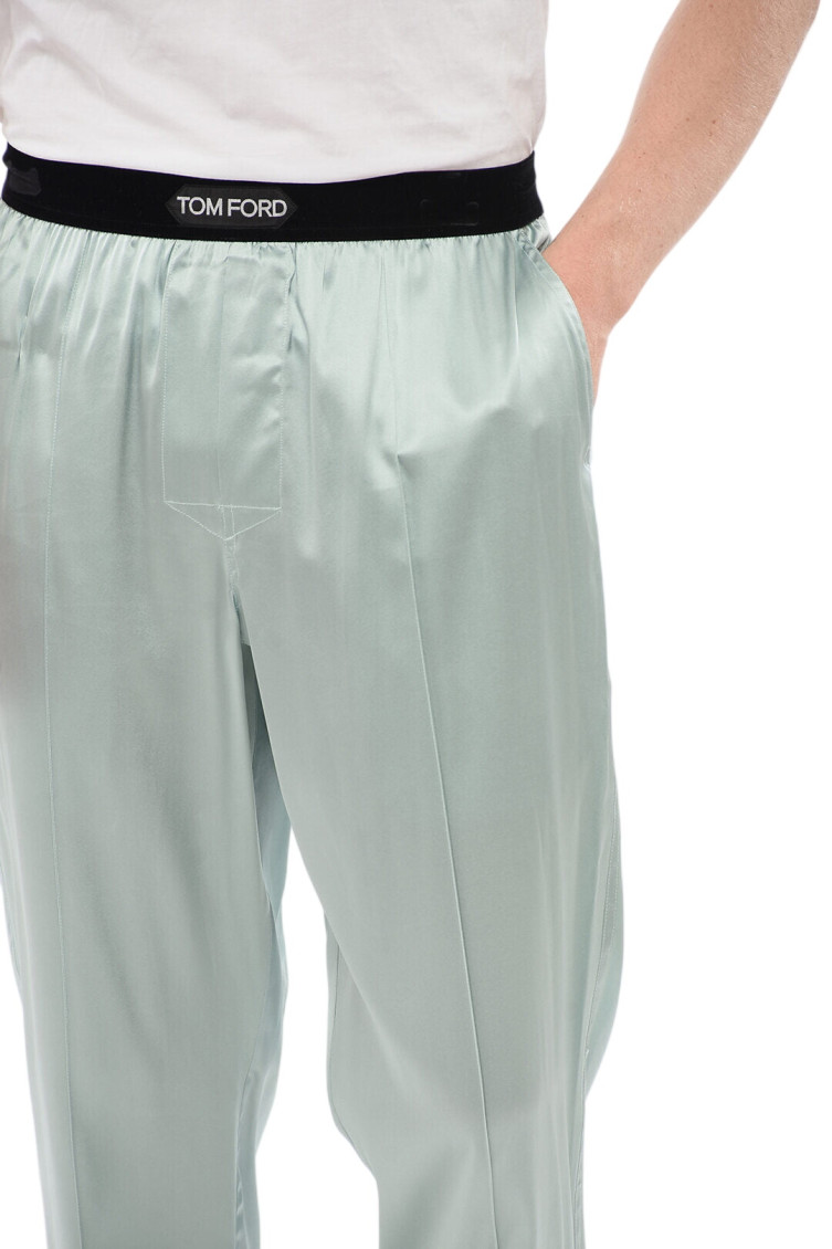 Sage Green Solid Pyjama