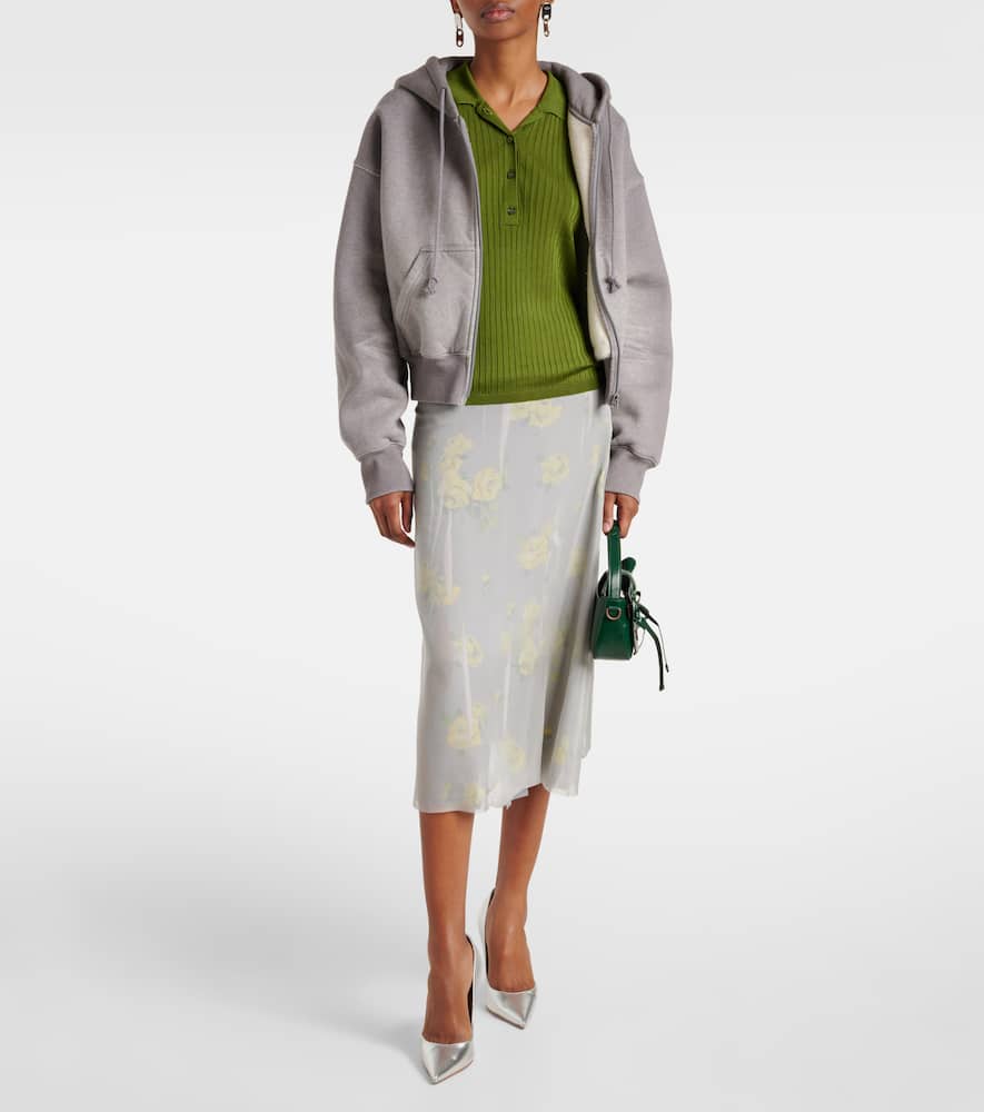 Christian Louboutin Miss Z 100 metallic leather pumps