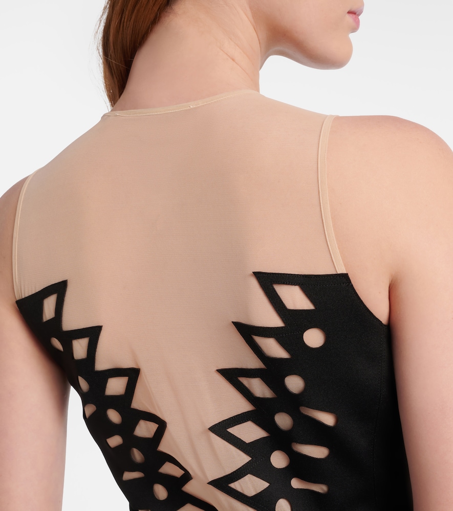 Mesh gown