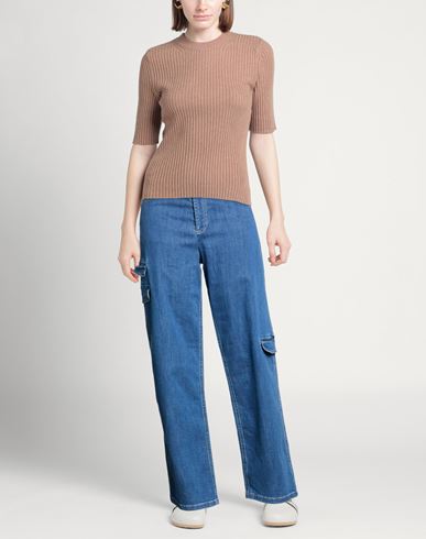 Woman Jeans Blue Size S Cotton, Elastane