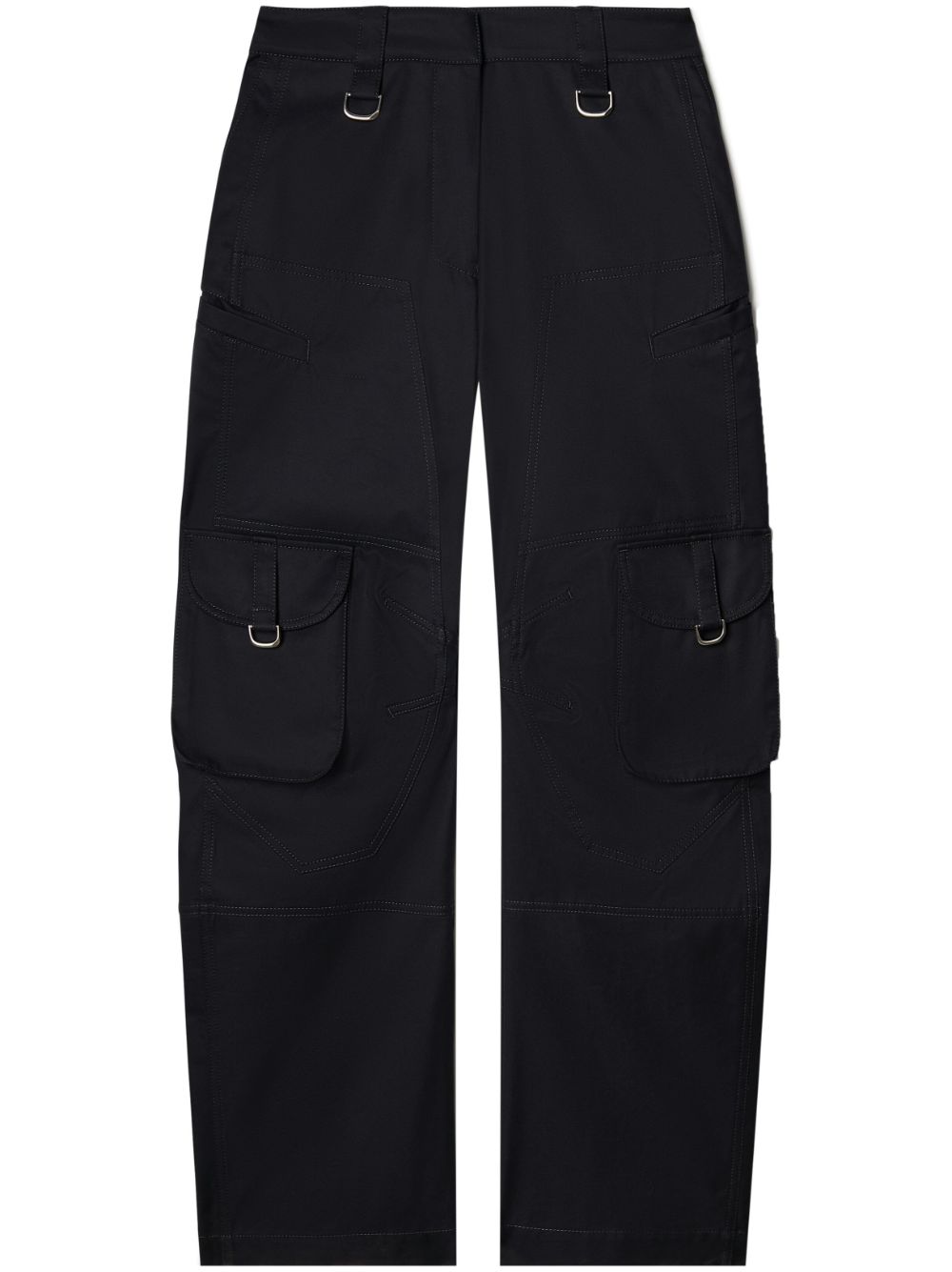 Co straight-leg cargo trousers - Black