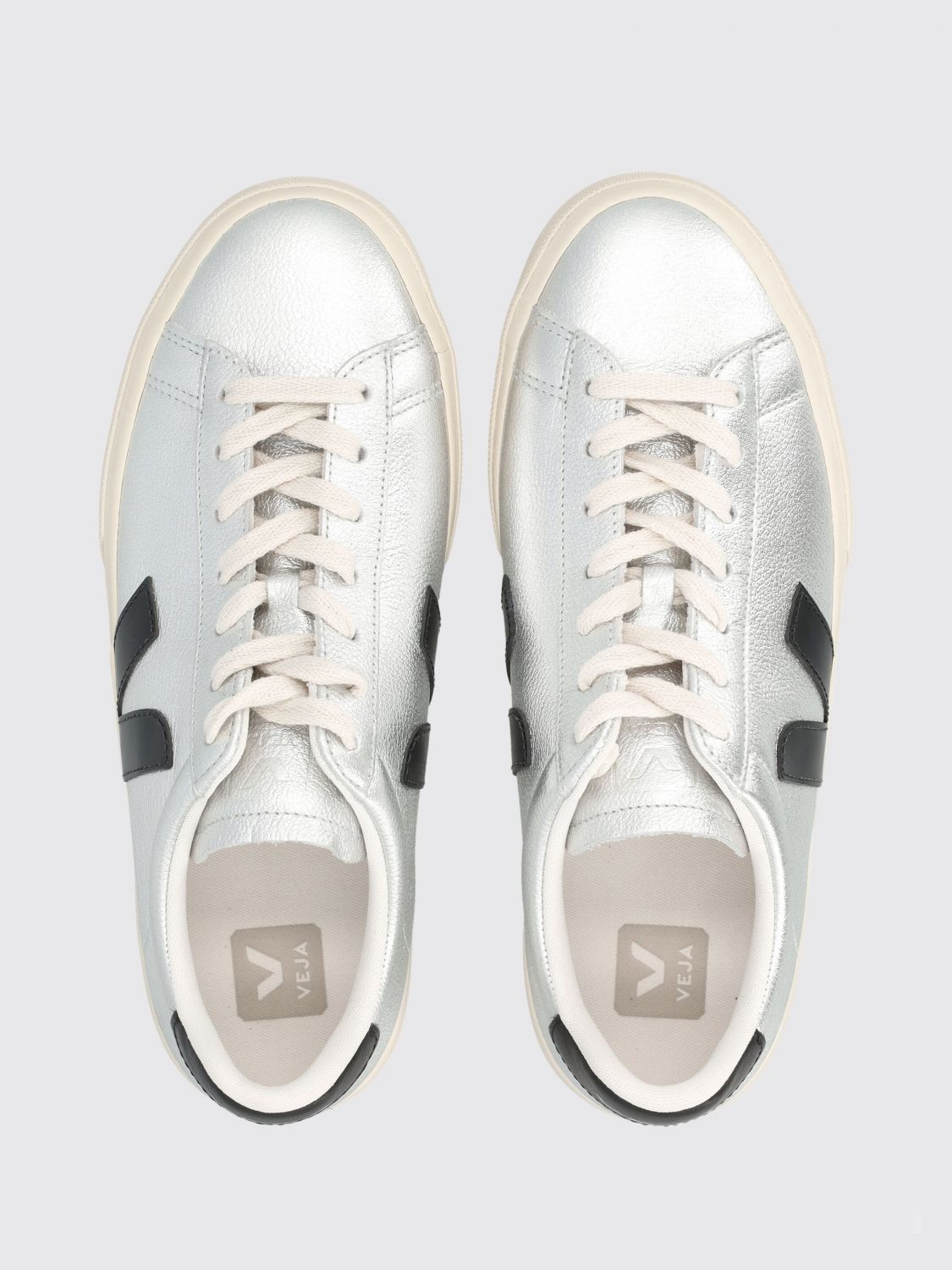 Campo leather sneakers - Silver