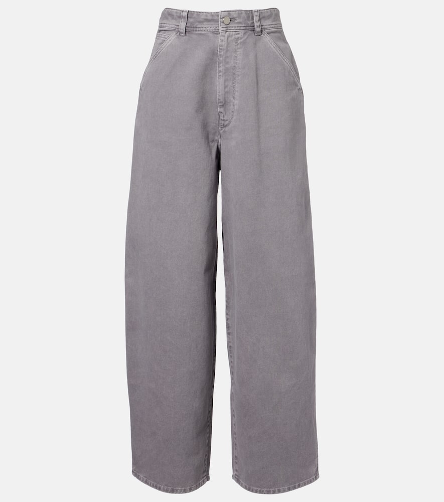 High-rise wide-leg jeans