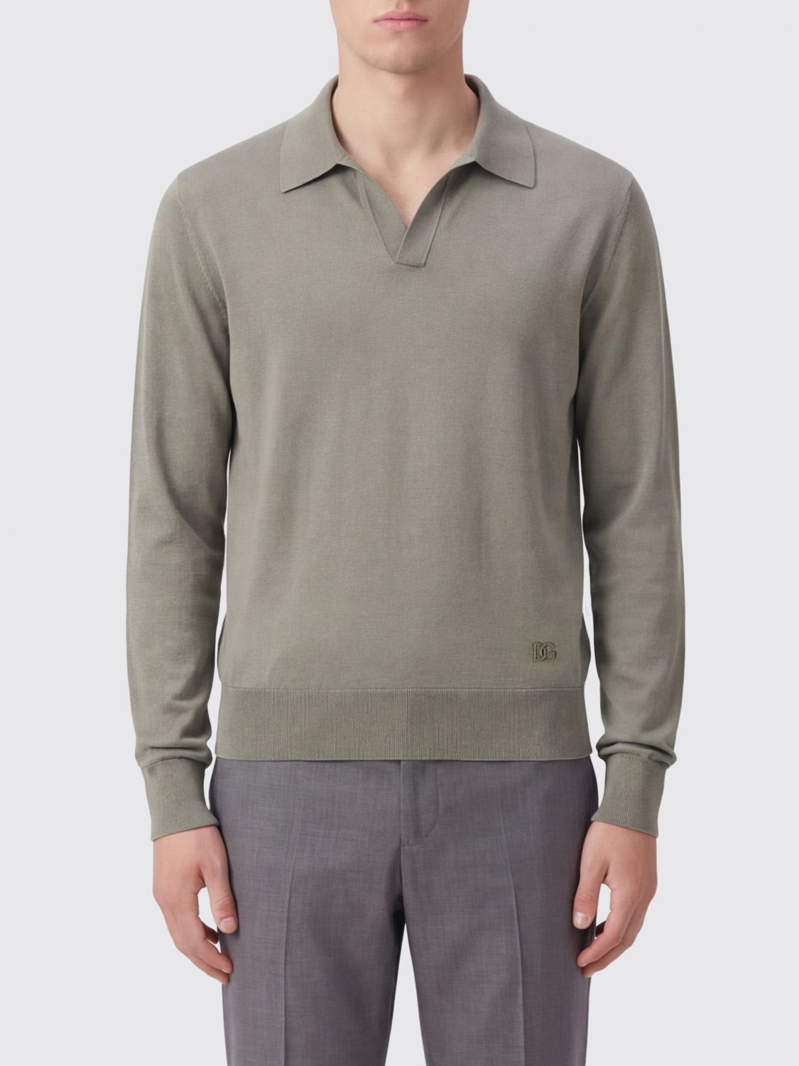 Polo Shirt Men color Kaki