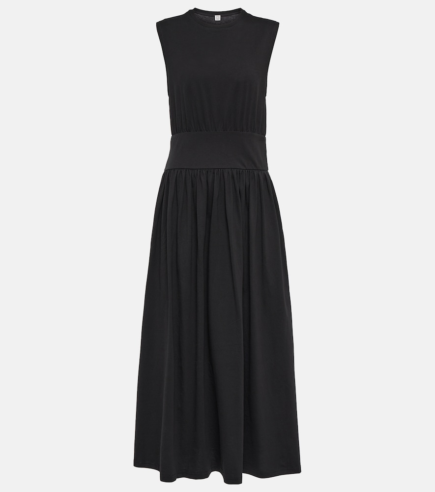 Cotton midi dress