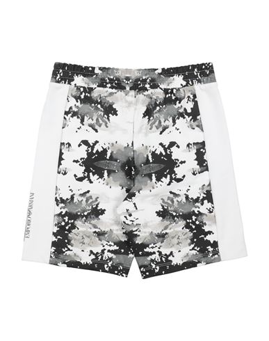 Ea7 Kid Boy Shorts & Bermuda Shorts White Size 10 Cotton
