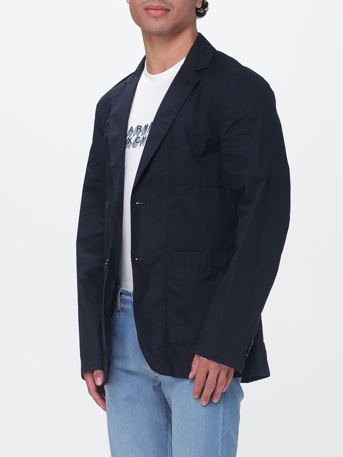 Blazer Men color Navy