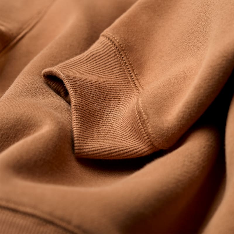 ® Women's ® Logo Crewneck Cotton Blend Tops in Chestnut