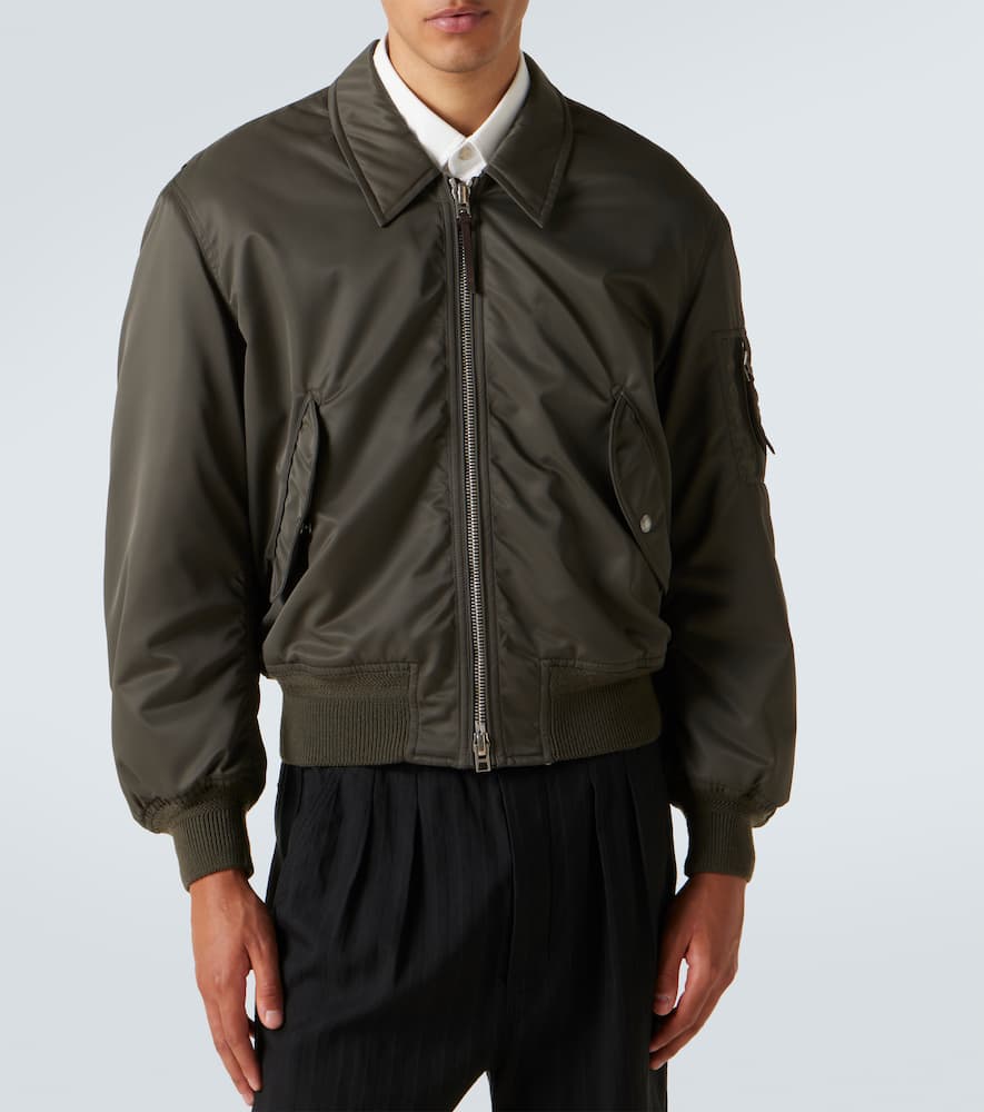 Satin bomber jacket