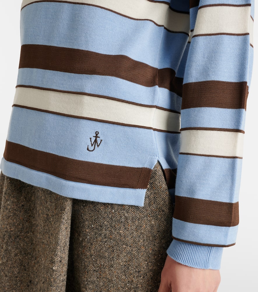 Striped polo shirt