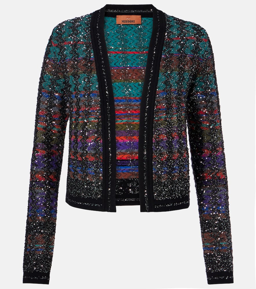 Lamé cardigan