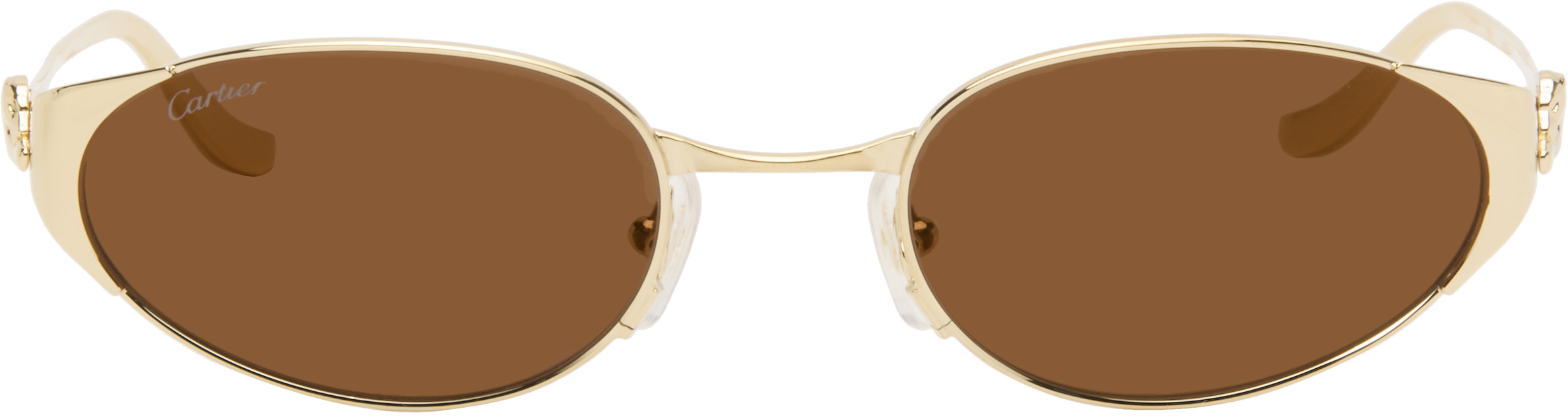 Gold 'Panthère de ' Sunglasses