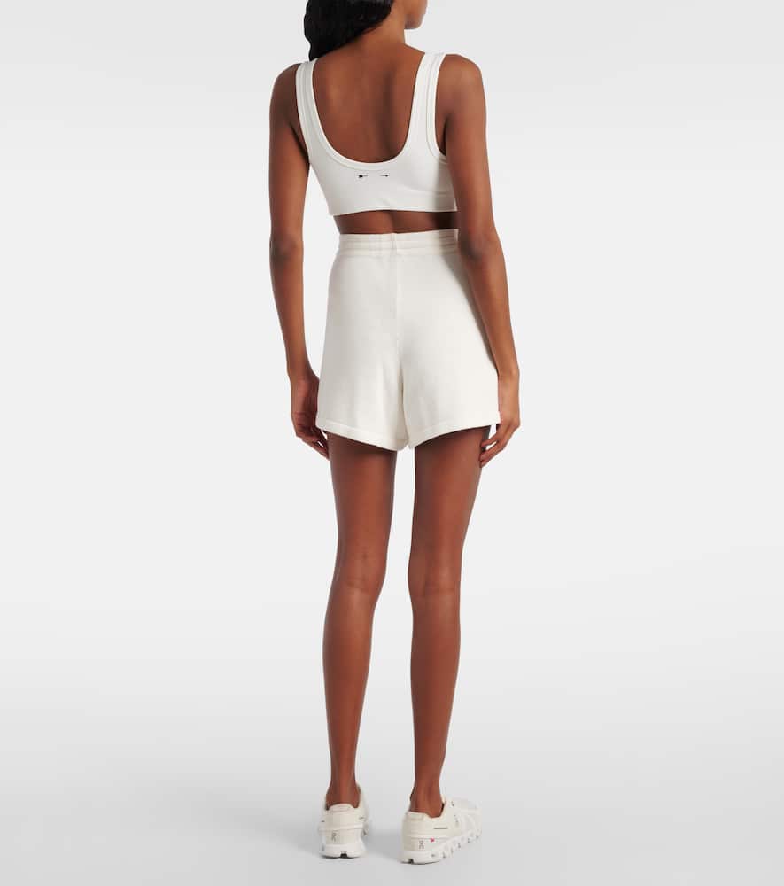 The Upside Lavalliere Rosie knitted cotton shorts