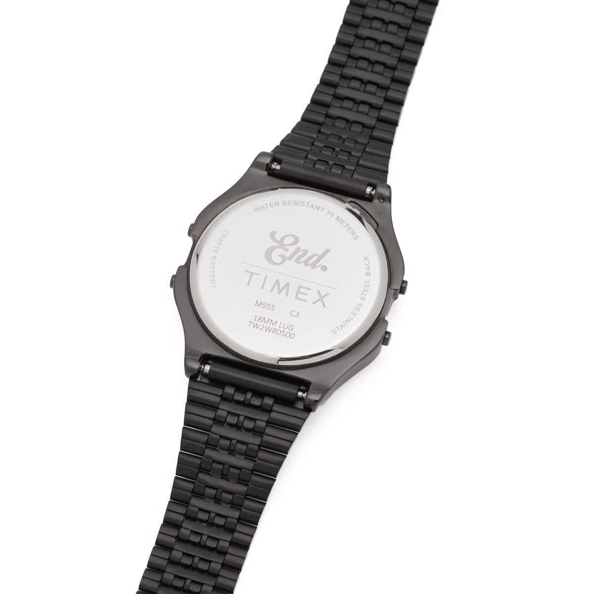END. x Timex T80 Everyday Black in Black Case And Bracelet/Black Mask