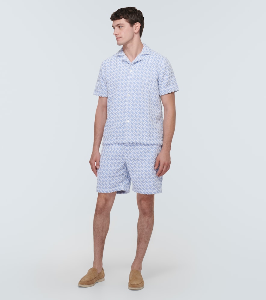 Howell cotton terry bowling shirt