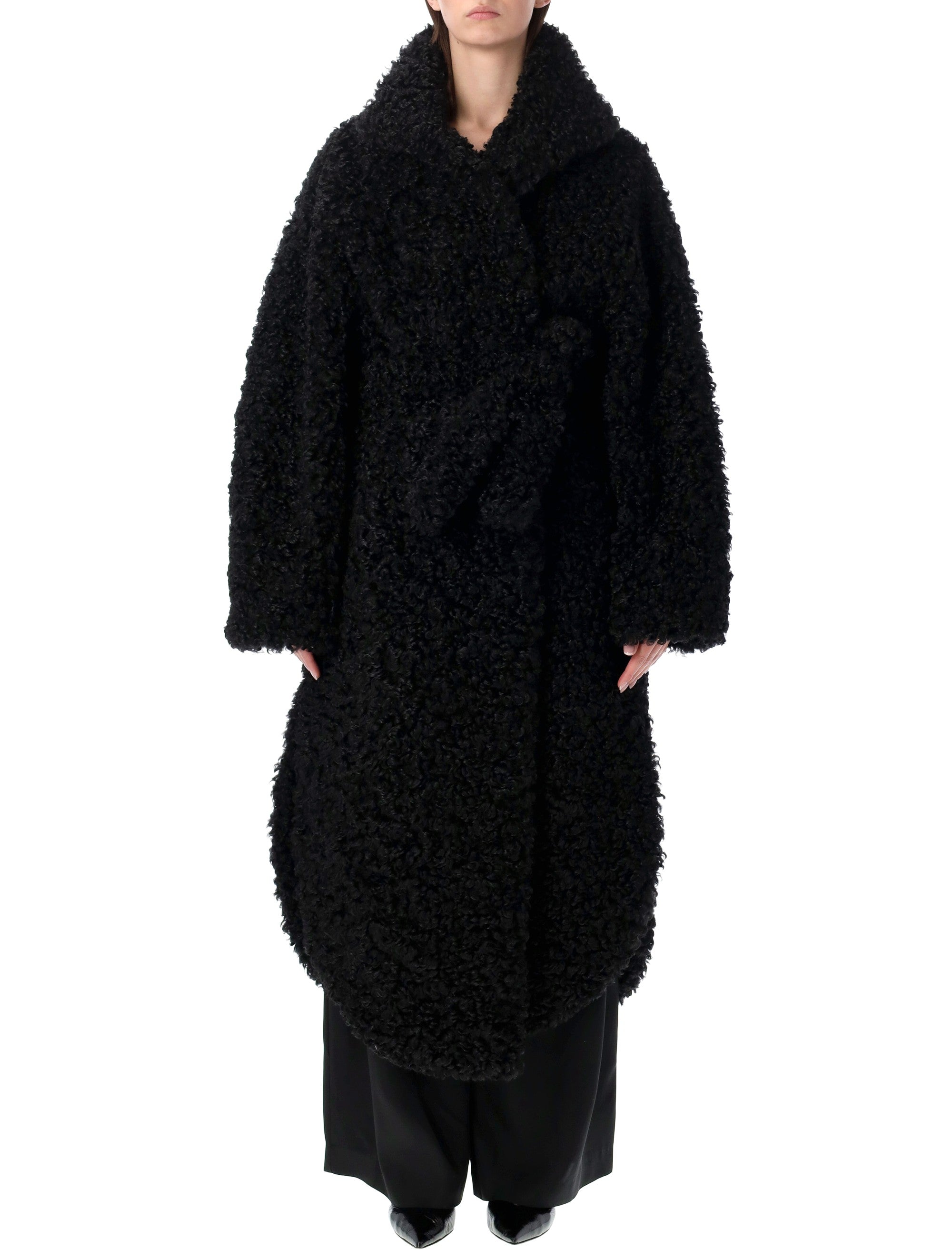 Stellan Faux Shearling Oversized Bomber Jacket