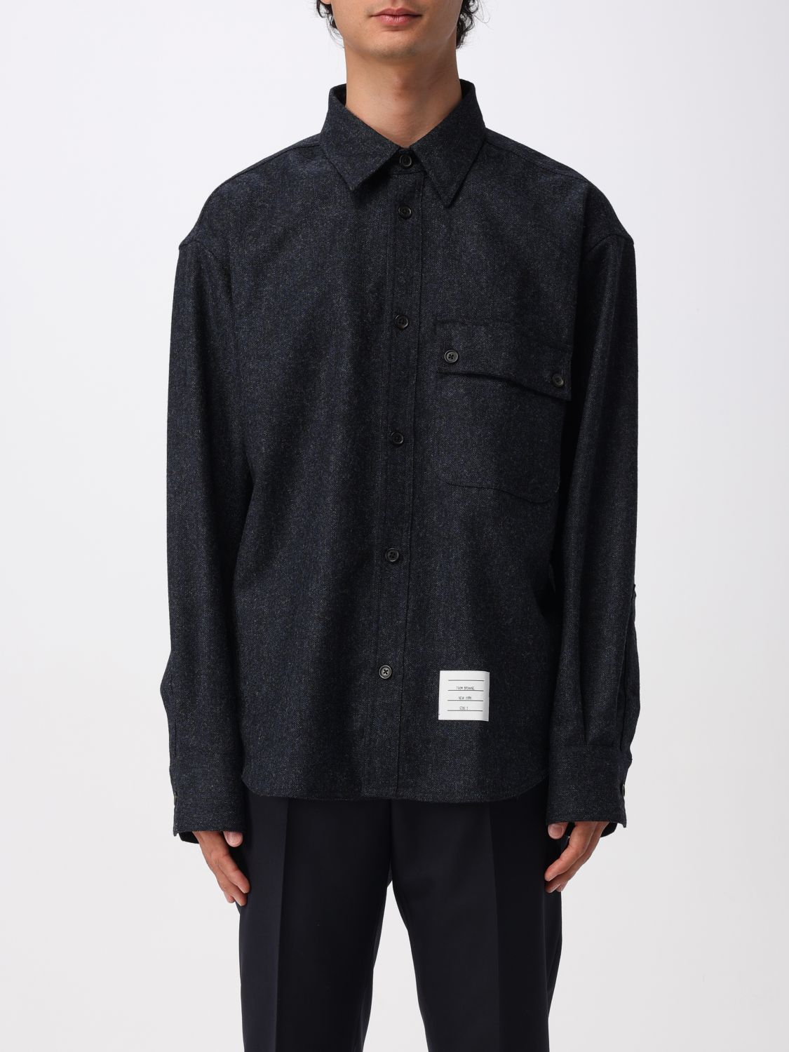 Tweed shirt - Blue