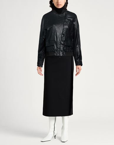 Woman Jacket Black Size 6 Viscose, Polyester, Cotton, Metal fiber