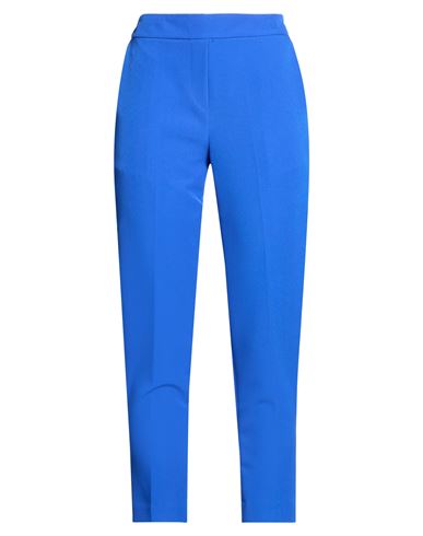 Woman Pants Bright blue Size 4 Polyester, Elastane