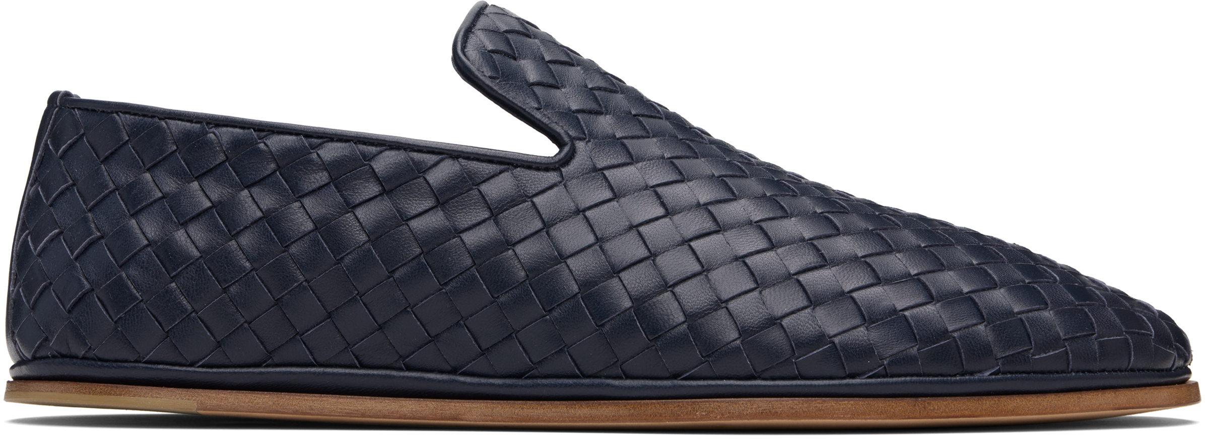 Navy Sunday Slippers