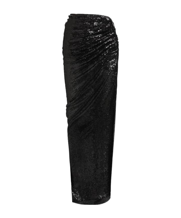 Sequin-embellished maxi skirt
