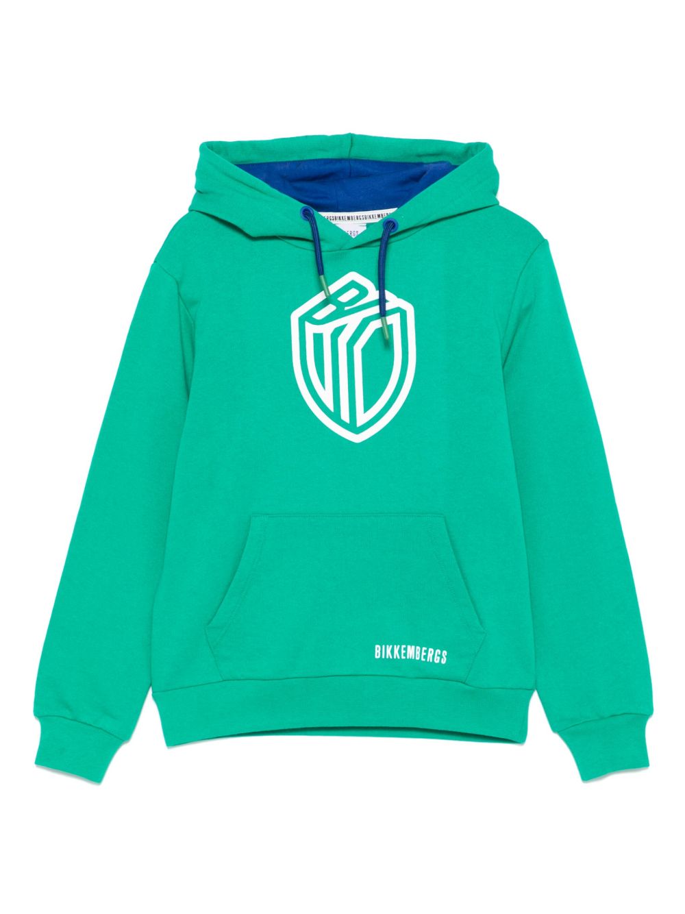 Logo-print hoodie - Green