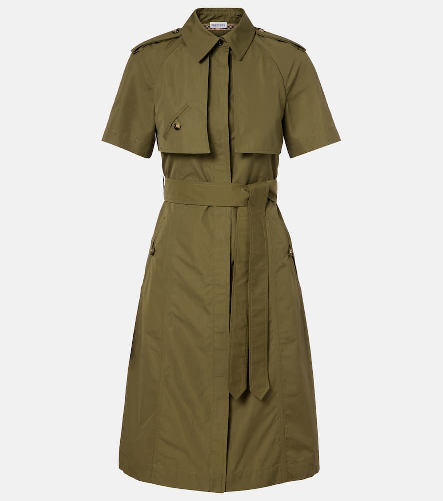 Cotton shirt dress