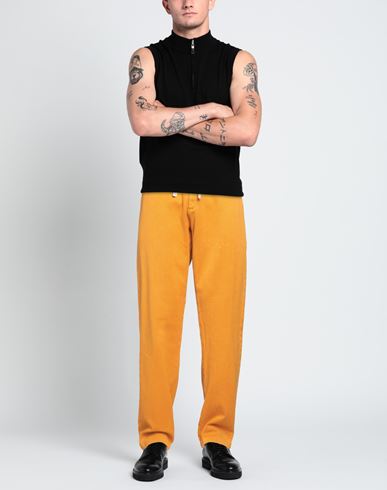 Man Pants Marigold Size XL Hemp, Cotton