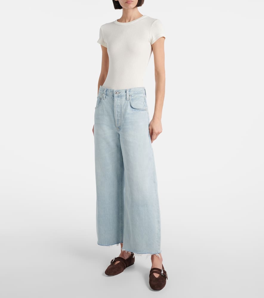 Annina high-rise wide-leg jeans