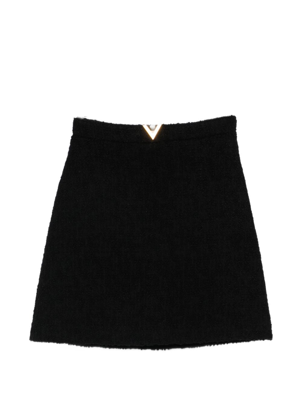 VLogo Signature wool skirt