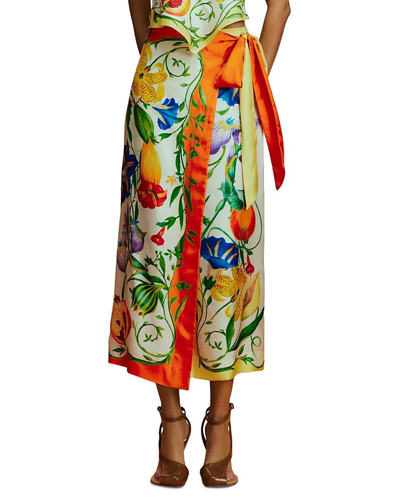 Flores midi skirt - Neutrals