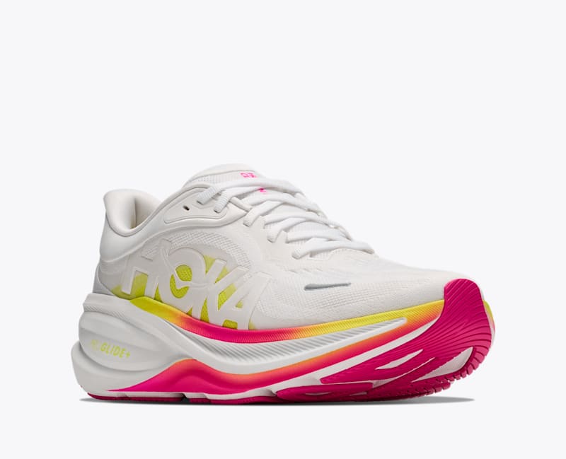 HOKA Women's Clifton PRO Shoes in Frost/Hoka Citrus