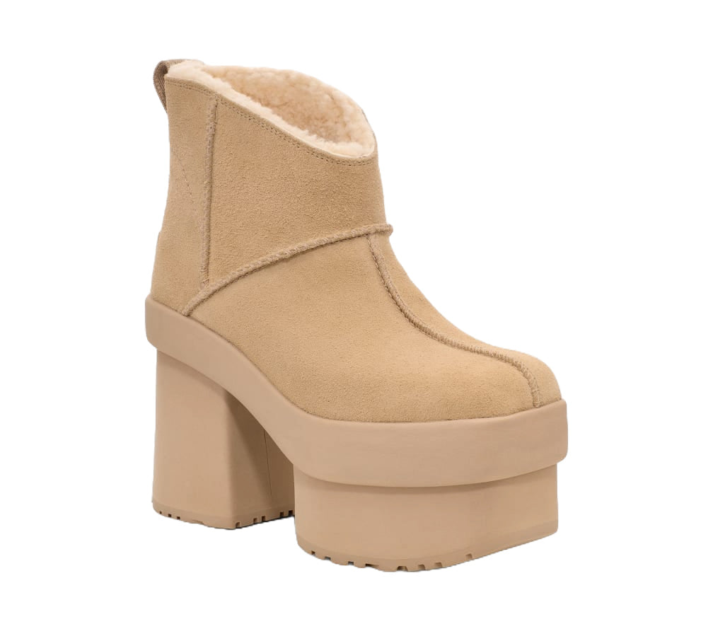 (WMNS) New Heights Platform Mini 'Brown'