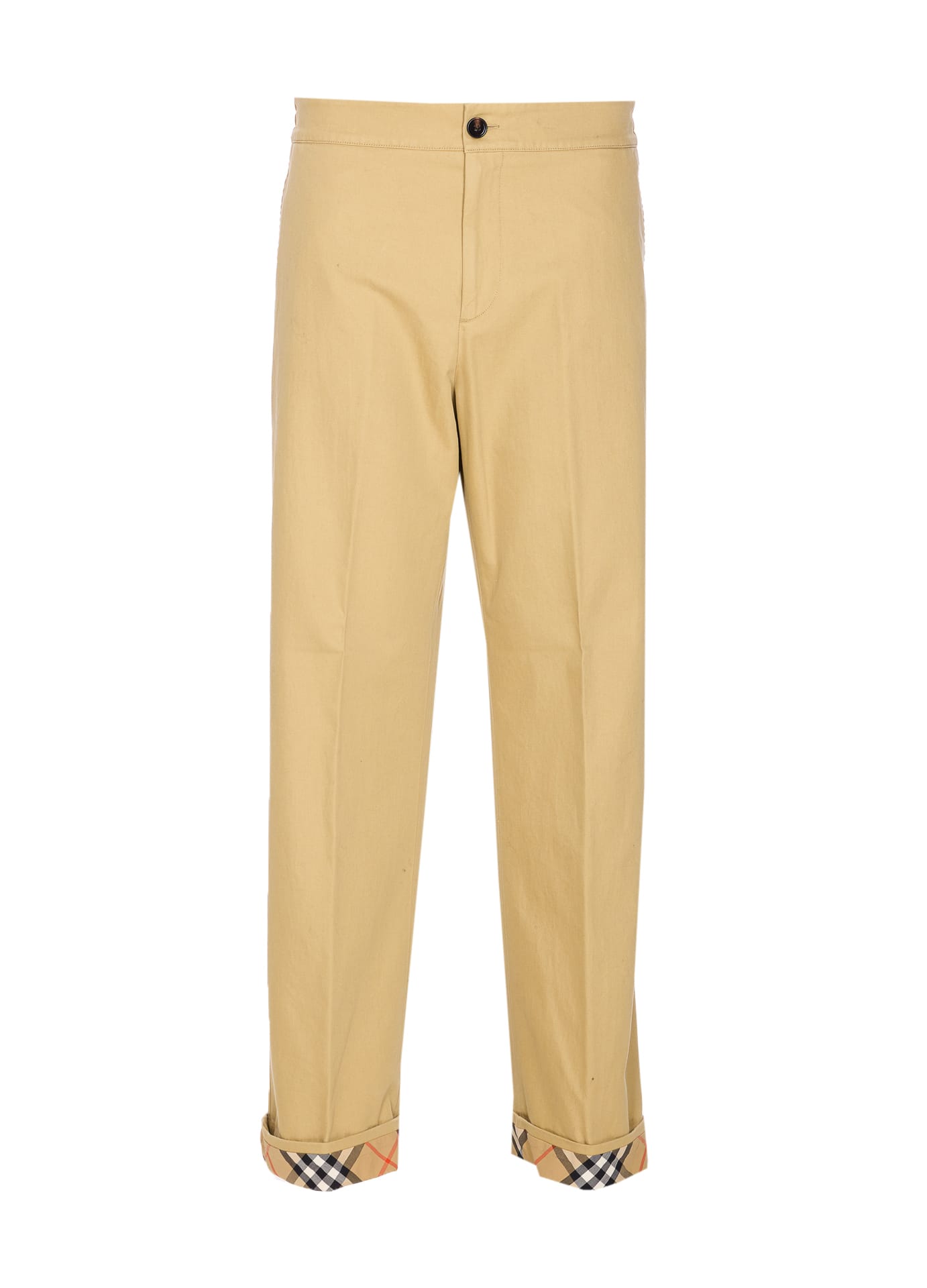 Check Logo Pants