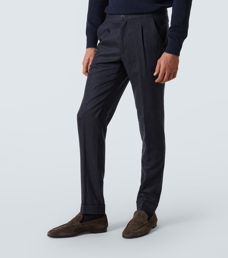 Cashmere straight pants