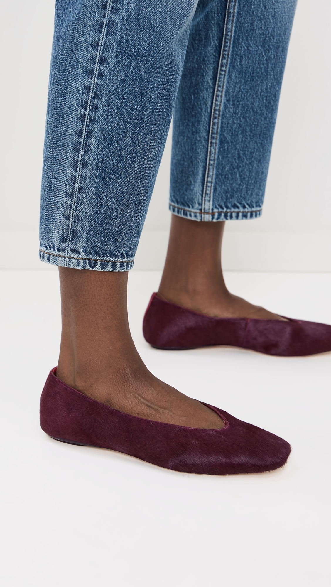 Prudence Ballet Flats Ruby Haircalf