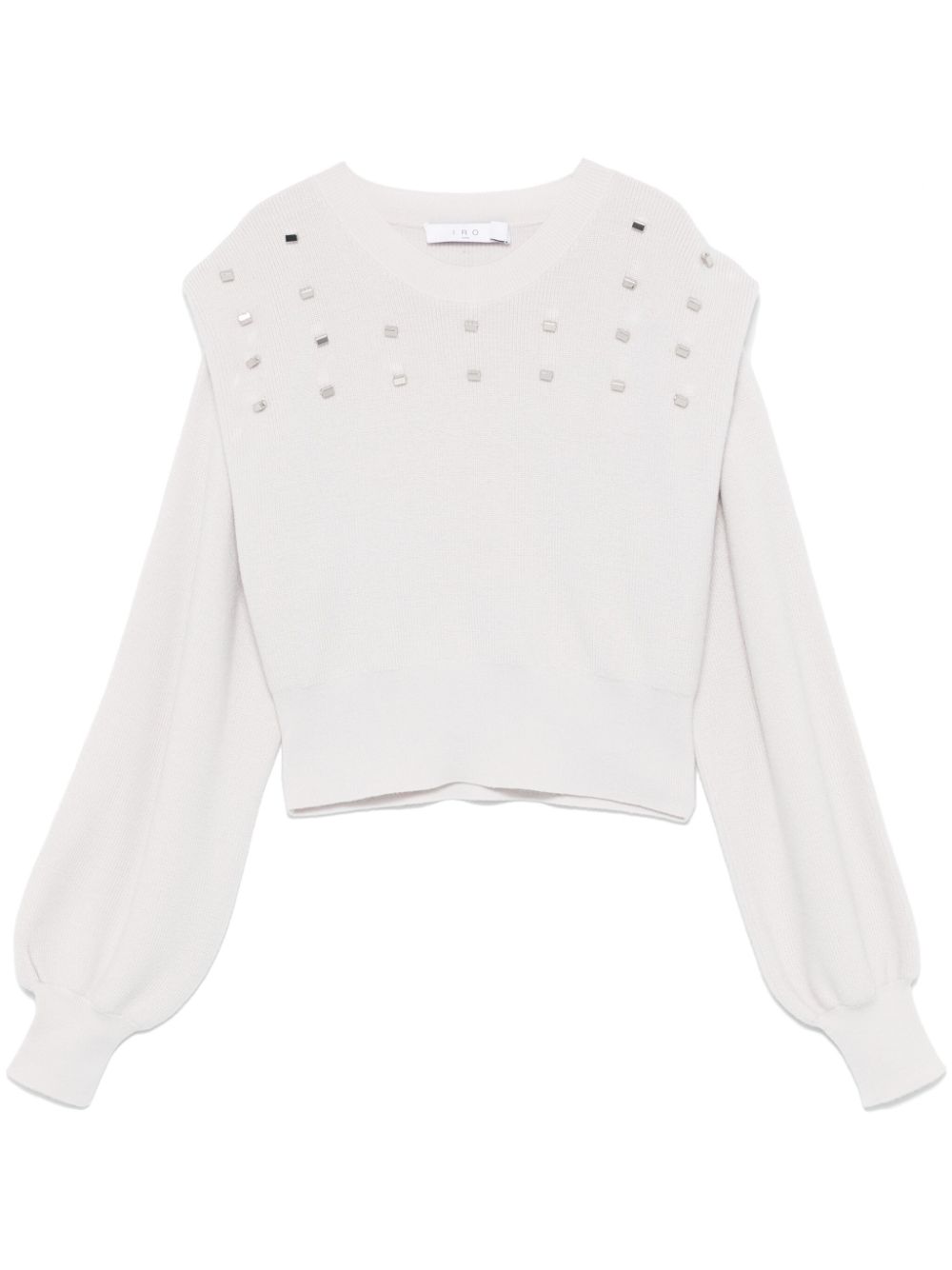 Fayruz croppped wool jumper - Black