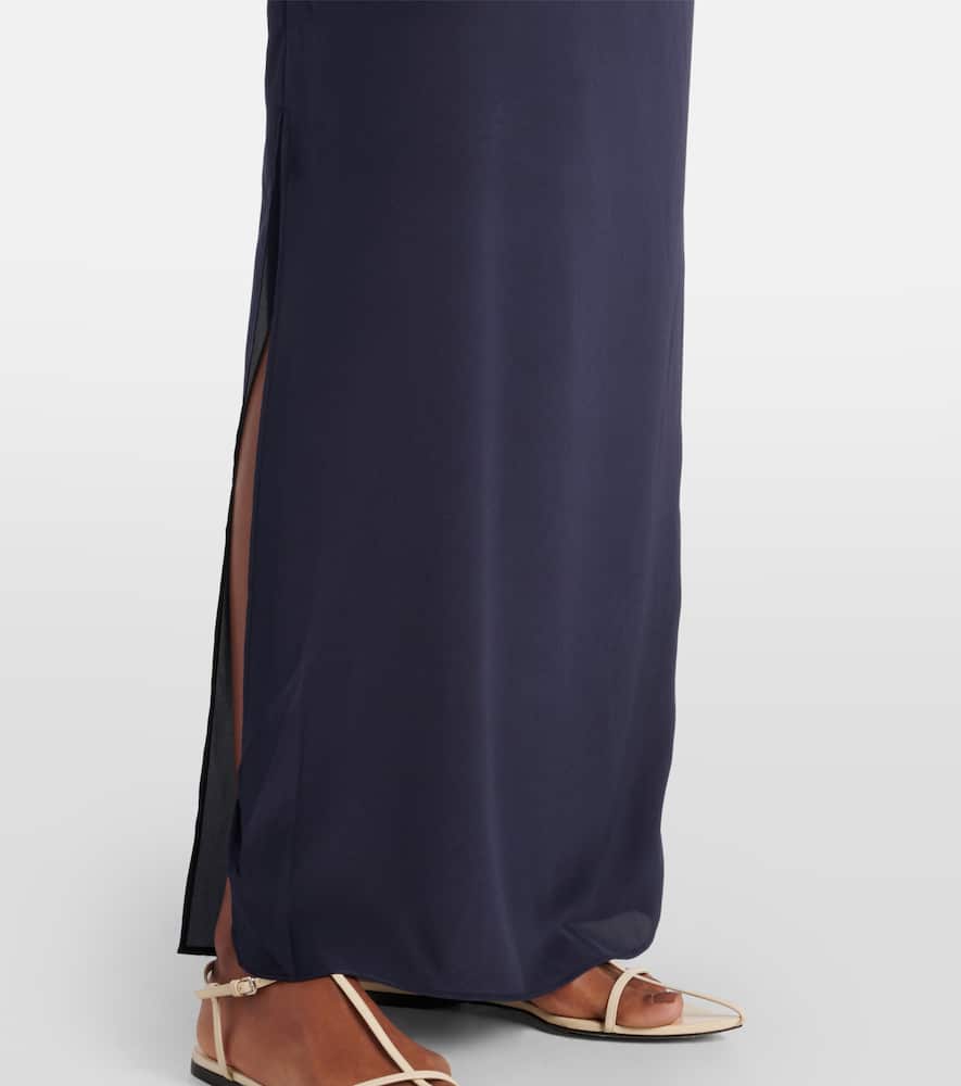 Mariner printed maxi dress
